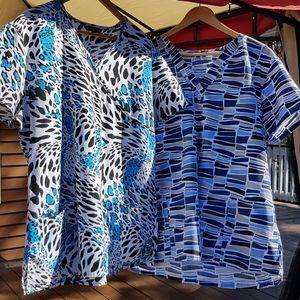 Cassandra O scrub tops